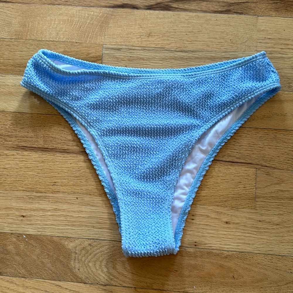 Bikini bottoms light blue size medium